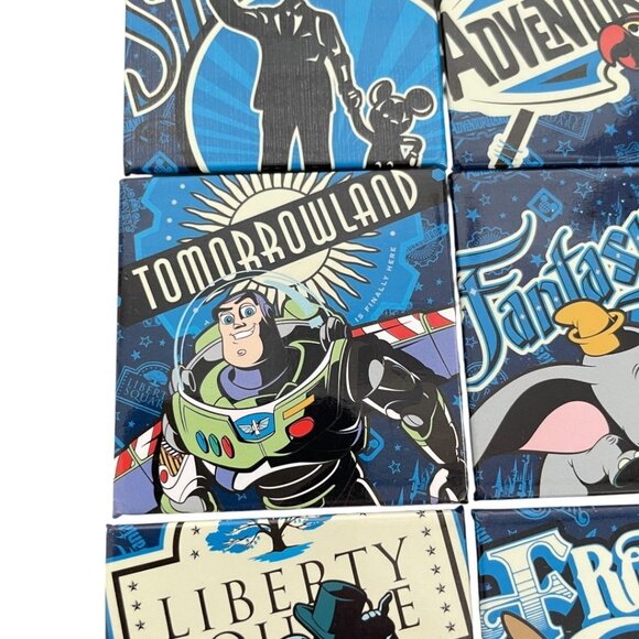 Walt Disney World Magic Kingdom Fantasyland Frontierland Tomorrowland Magnet Set - Picture 6 of 8